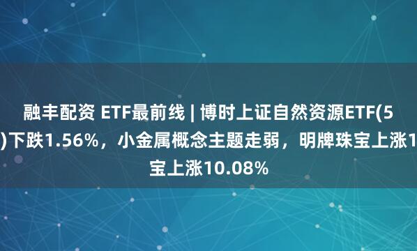 融丰配资 ETF最前线 | 博时上证自然资源ETF(510410)下跌1.56%，小金属概念主题走弱，明牌珠宝上涨10.08%